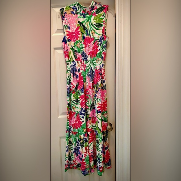 STUNNING NWT LILLY PULITZER MARCELA VIBRANT FLORAL MAXI DRESS, Size Medium - Picture 6 of 16